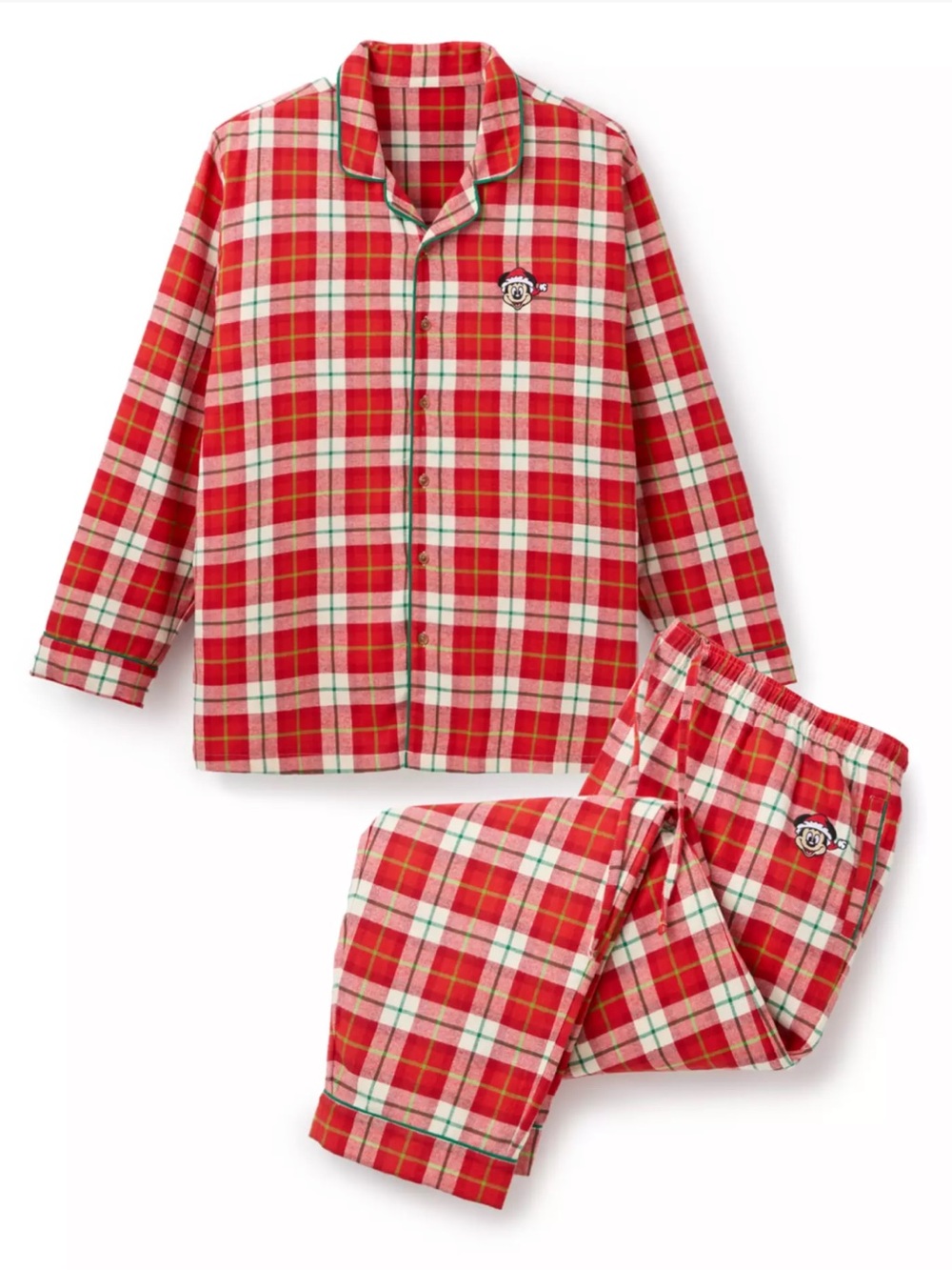 Santa Mickey Mouse Plaid Holiday
Sleep Set for Men